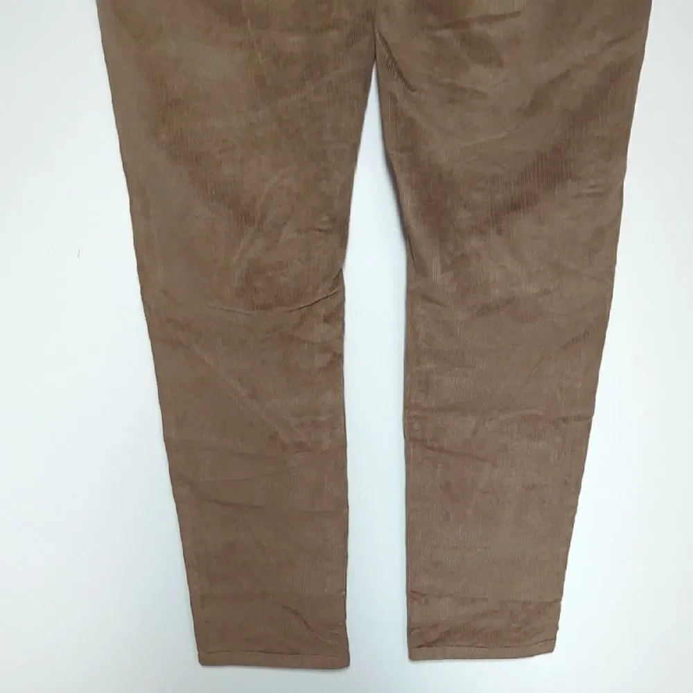 NWT Prana Brown Corduroy Slim Fit Pants for Versatile Style